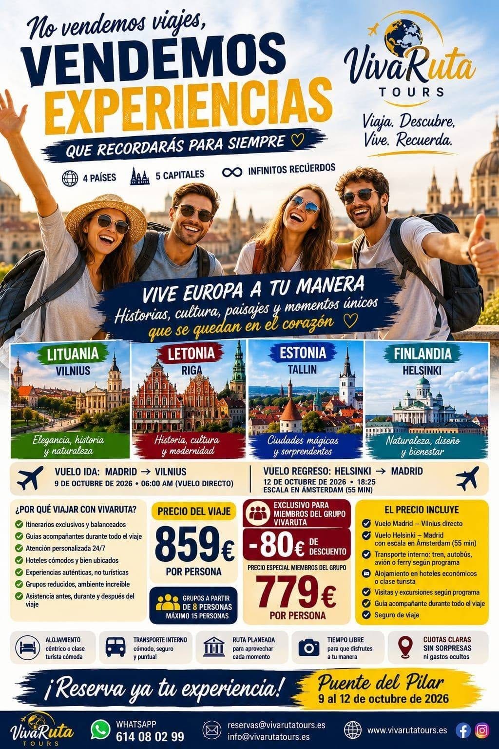 Bálticos y Finlandia — Vilnius, Riga, Tallin y Helsinki
